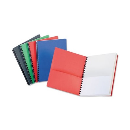 Tops Business Forms Oxford, Eight-Pocket Organizer, Embossed Leather Grain, Assorted Colors W/white Pockets 99667